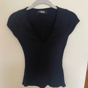 Reformation short sleeve v neck top